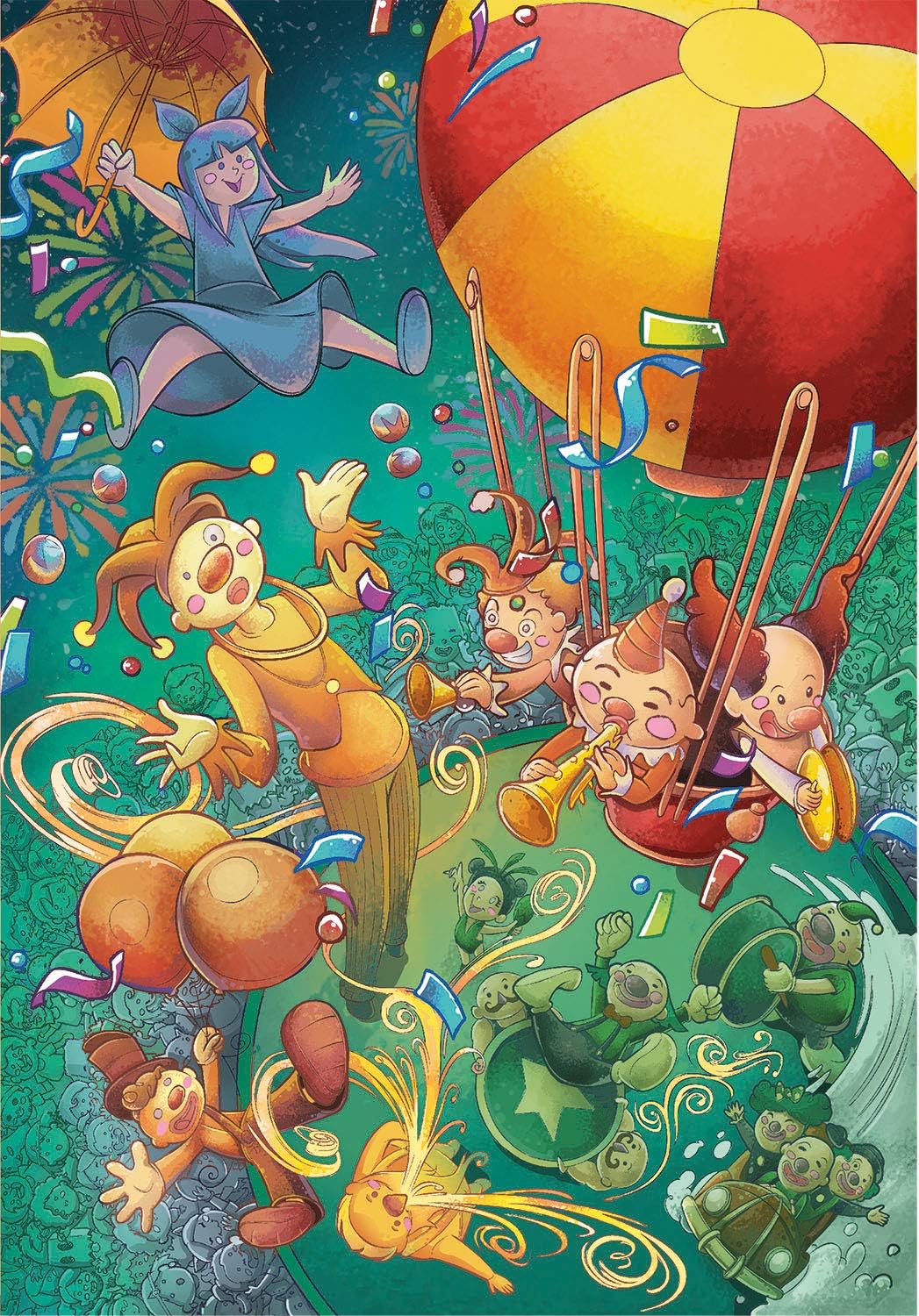 Circus Clementoni SuperColor – שלישיית פאזלים