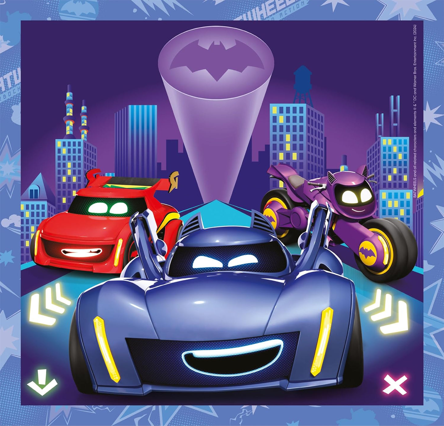 Batwheels Clementoni – שלישיית פאזלים