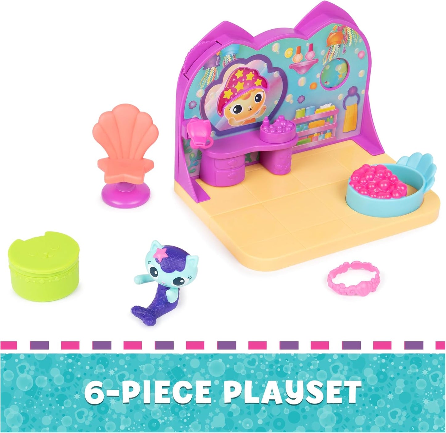 סט משחק Gabby’s Dollhouse – חדר הספא הימי של MerCat