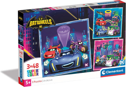 Batwheels Clementoni – שלישיית פאזלים