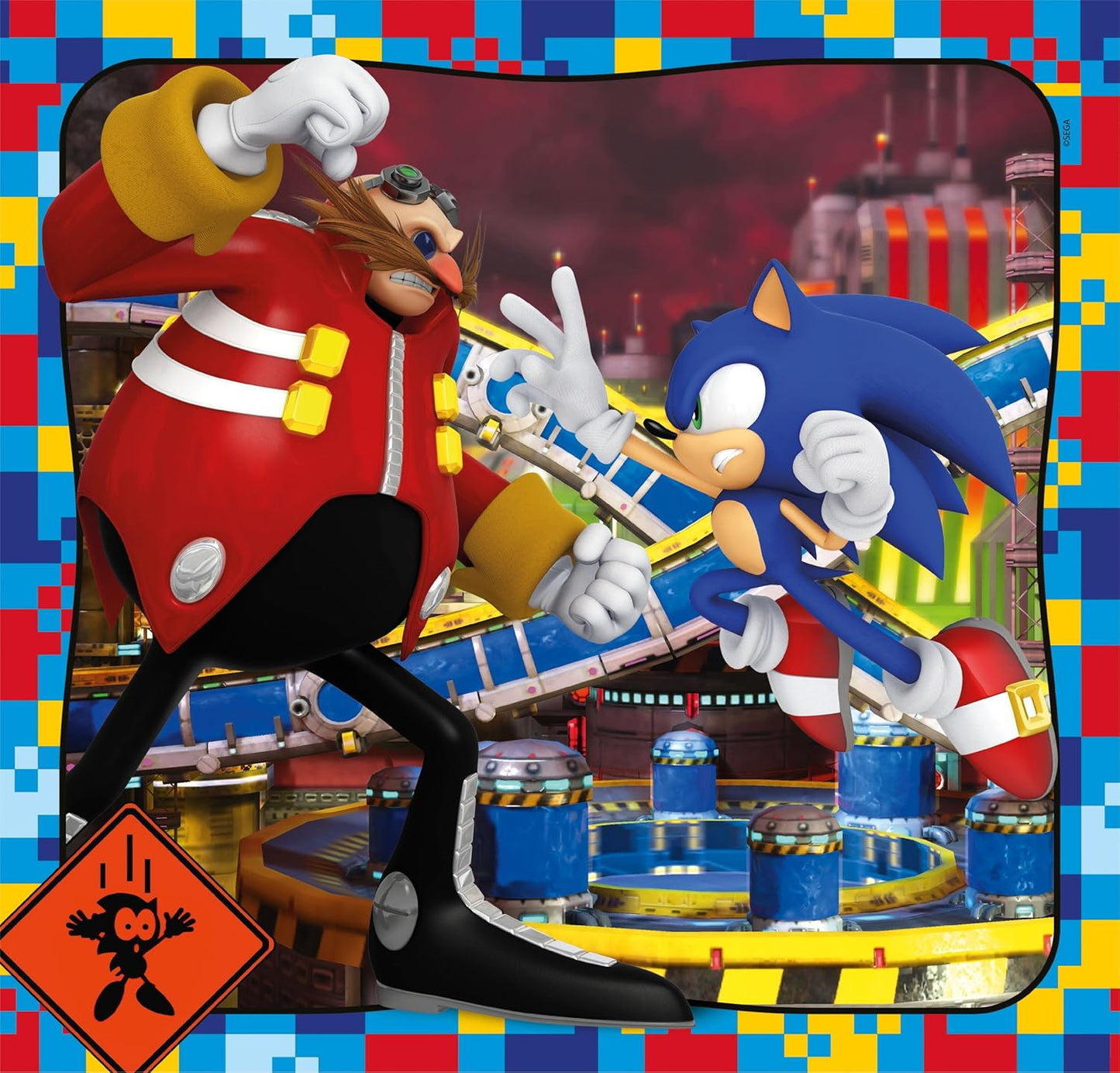 Sonic The Hedgehog Clementoni – שלישיית פאזלים