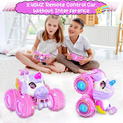 חד קרן על שלט Rainbow Unicorn