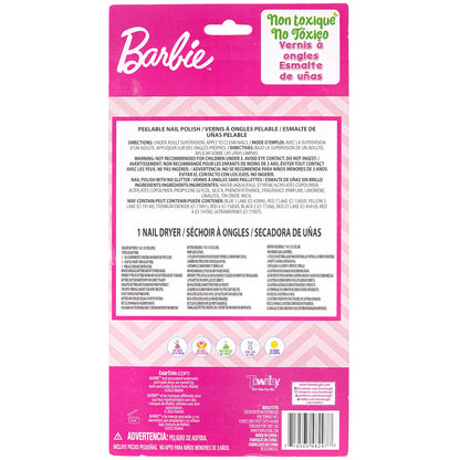 ערכת לקים Barbie עם מייבש ציפורניים 8 חלקים