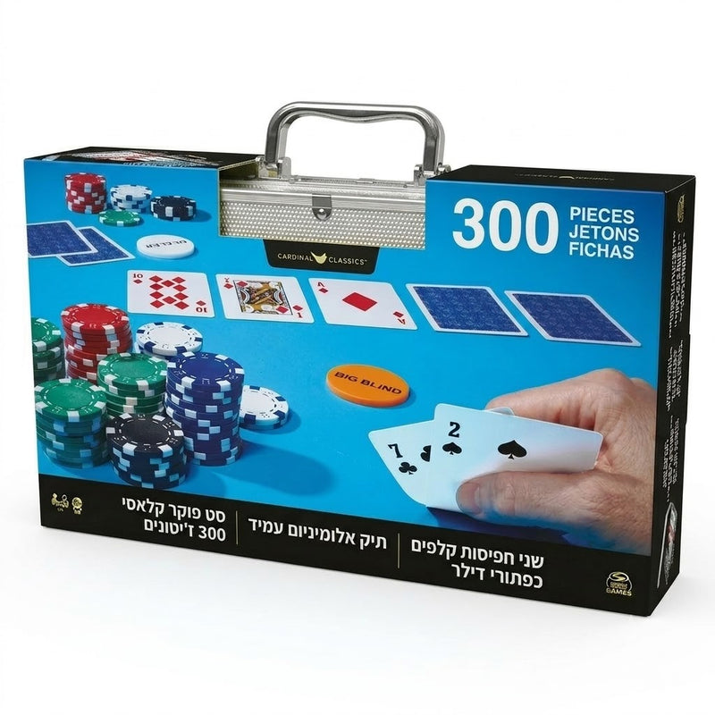 סט פוקר דלוקס 300 חלקים – Spin Master
