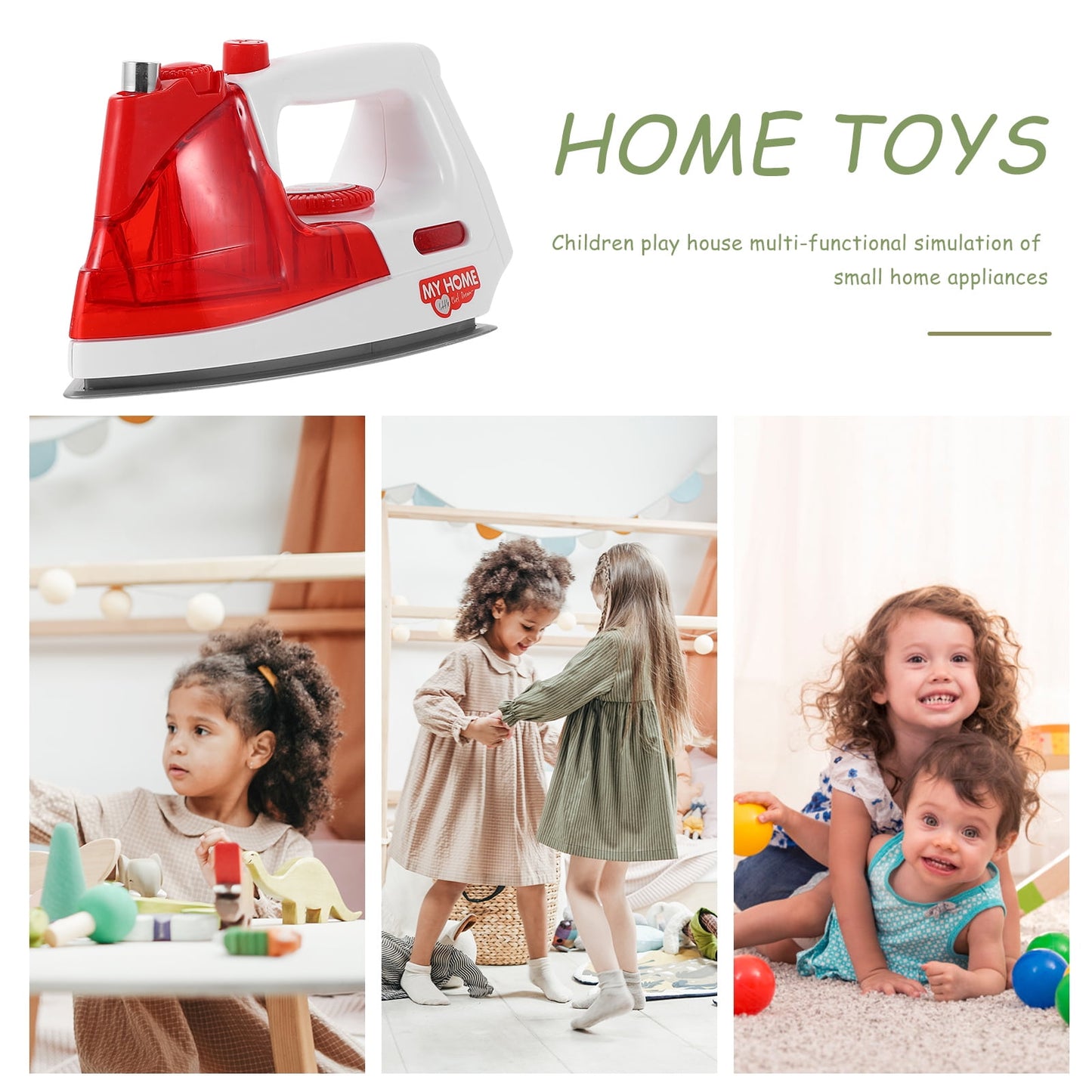 מגהץ צעצוע לילדים My Home עם אורות וצלילים
