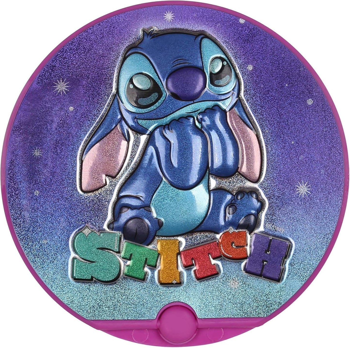 סט ליפ באלם Disney Stitch לילדים – פלטת שפתונים בטעמים עם מראה