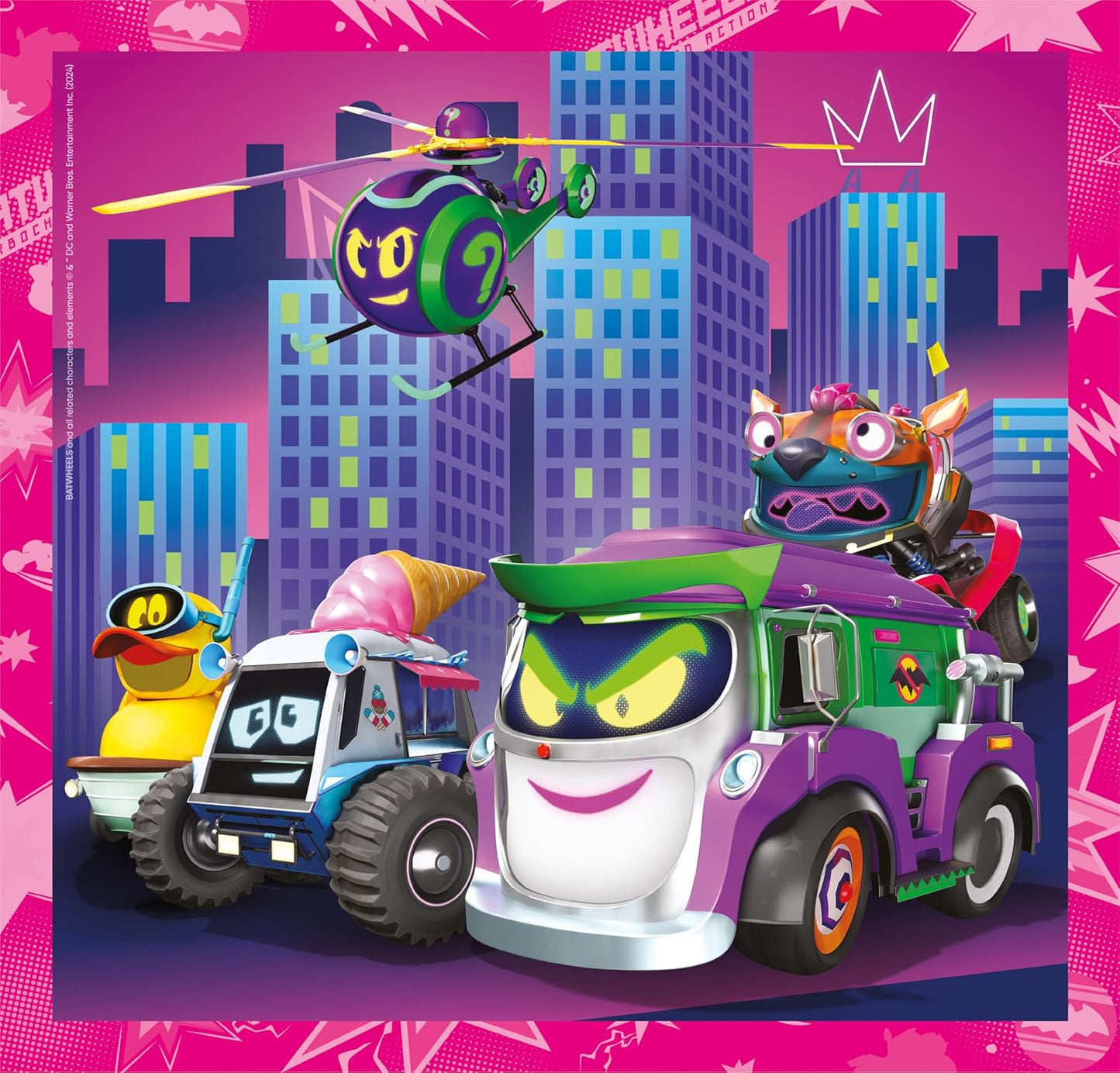 Batwheels Clementoni – שלישיית פאזלים