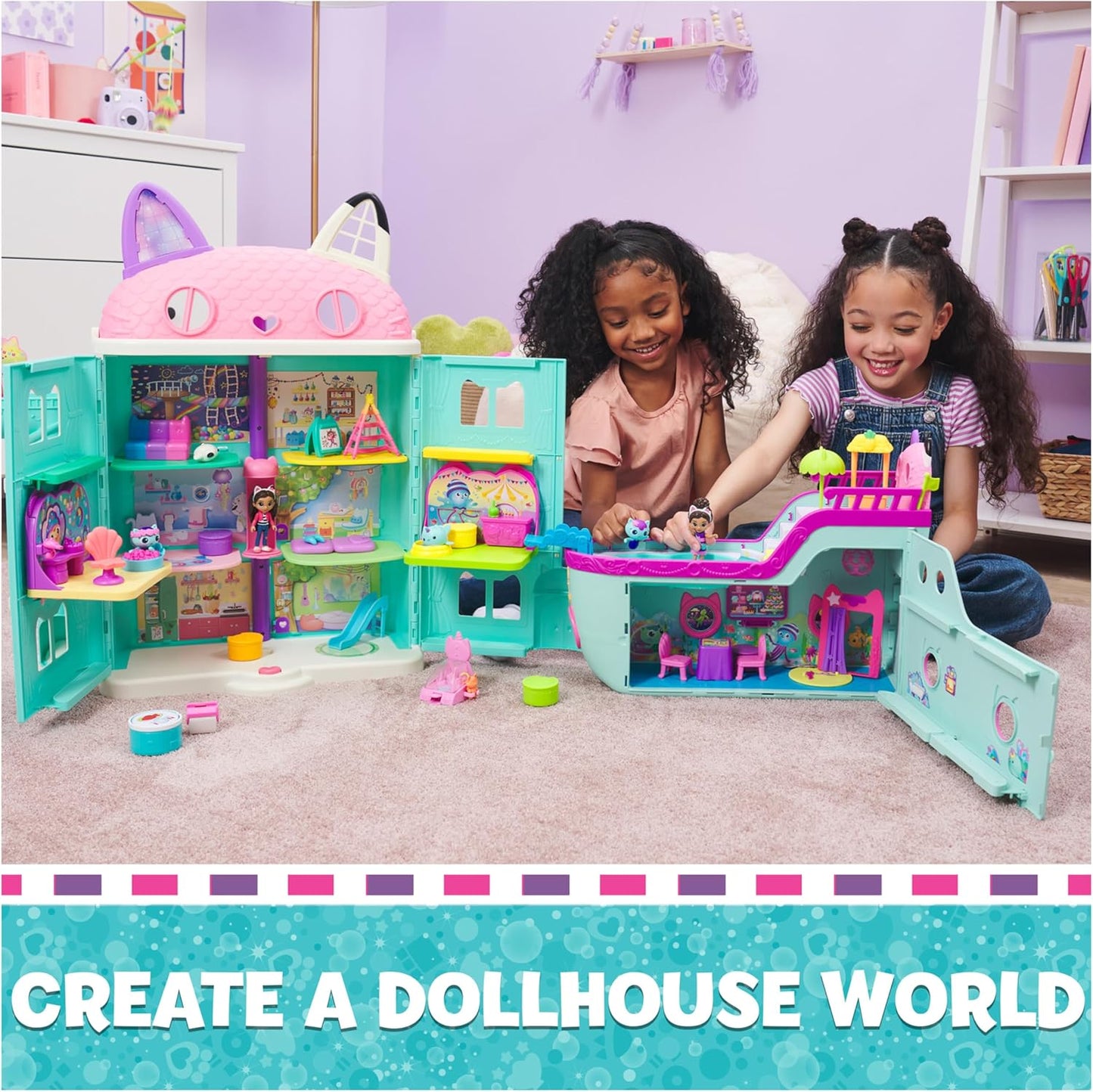 סט משחק Gabby’s Dollhouse – חדר הספא הימי של MerCat