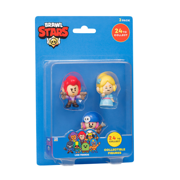 מארז דמויות אספנות Brawl Stars – שלישייה