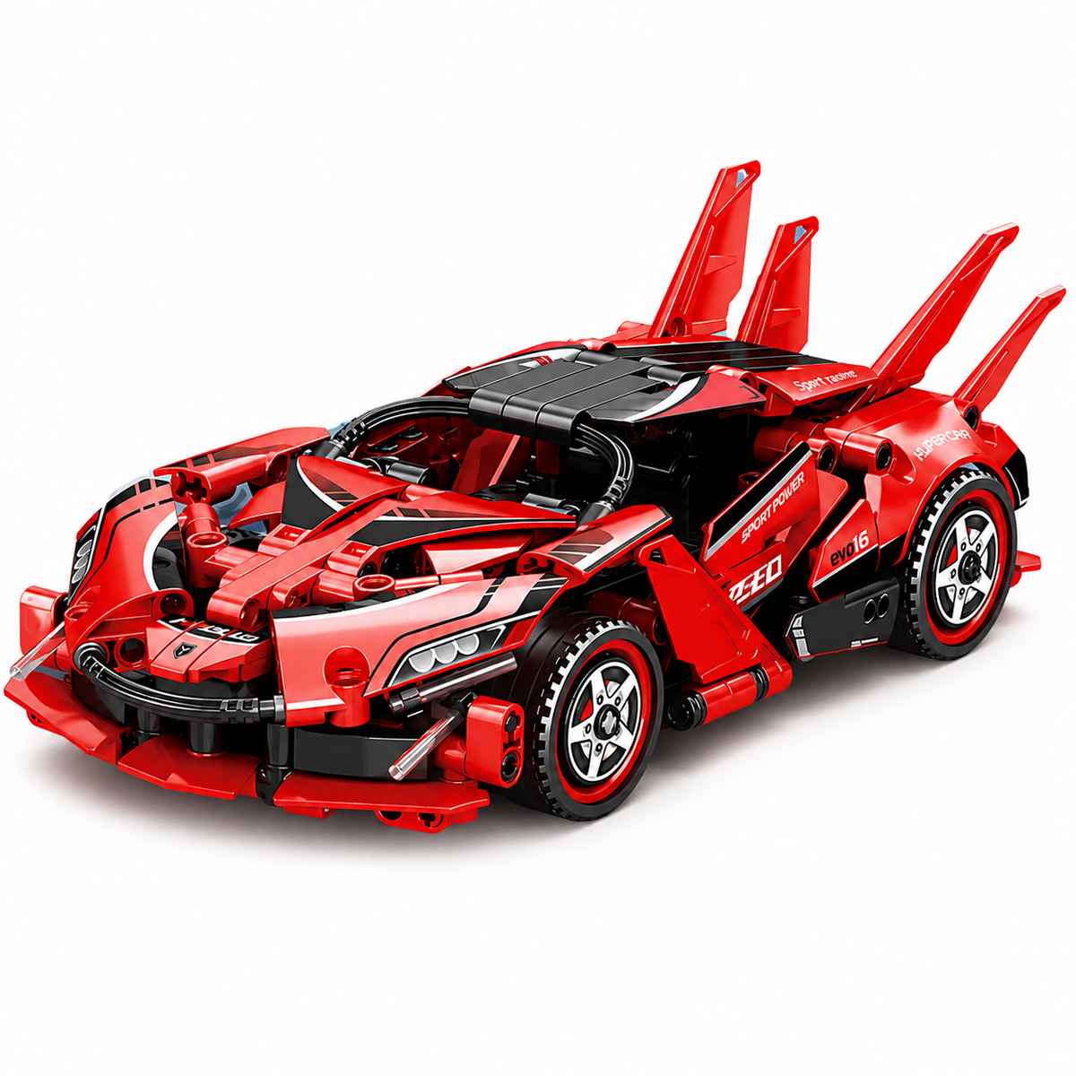 MINGDI Speed Car 8707 – מכונית ספורט להרכבה עם שלט רחוק
