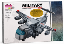 מטוס תובלה צבאי להרכבה Pingao Blocks Military Series 418 חלקים