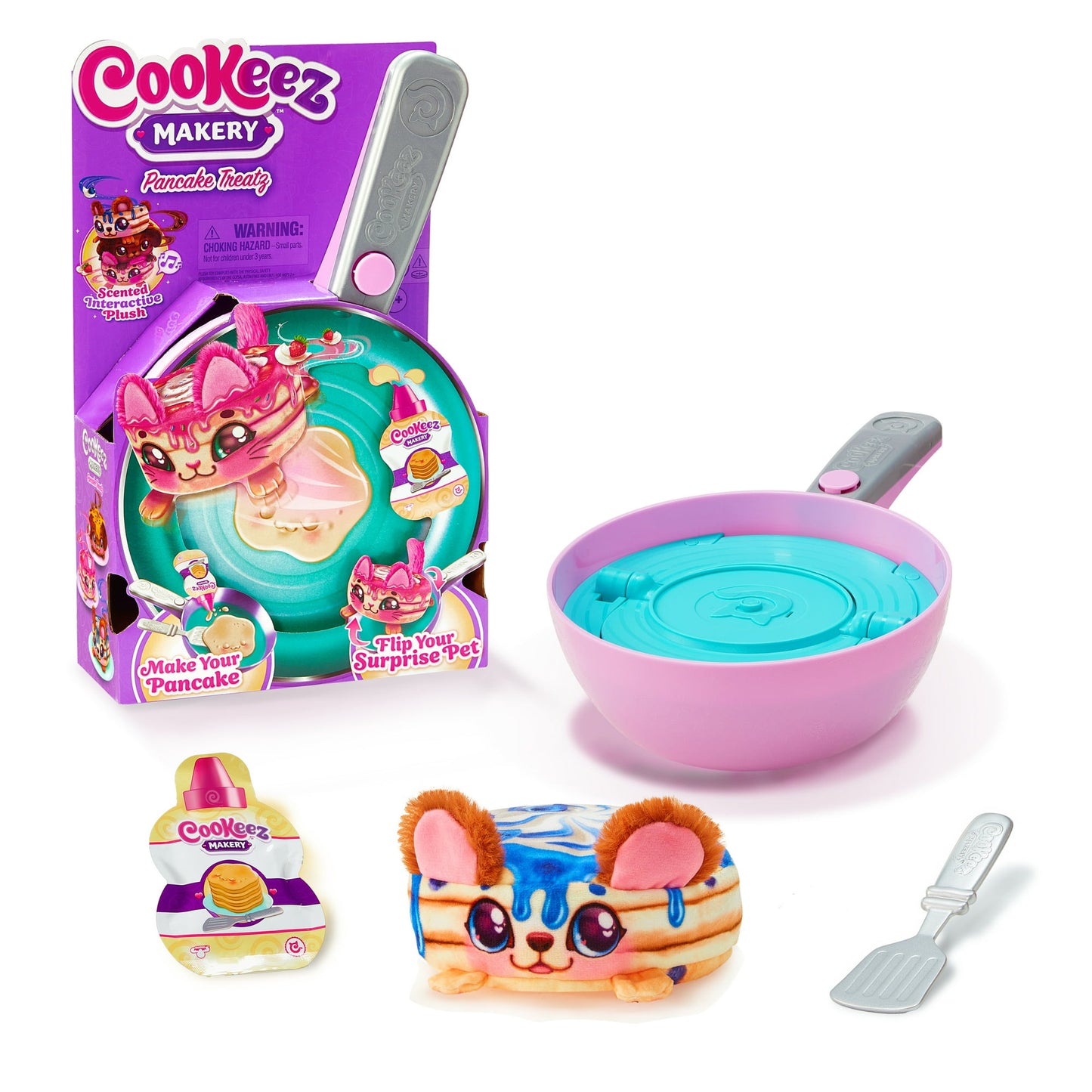 Cookeez Makery Pancake Treatz – מחבת קסומה להכנת בובת הפתעה ריחנית