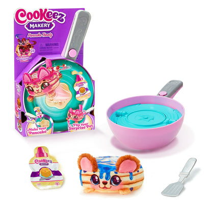 Cookeez Makery Pancake Treatz – מחבת קסומה להכנת בובת הפתעה ריחנית