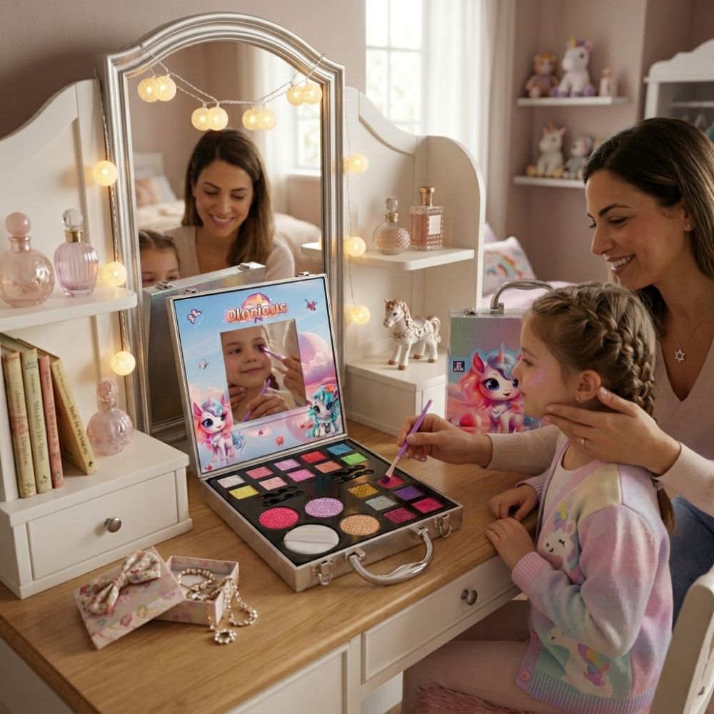 מזוודת איפור Ariel Cosmetics – 22 חלקים