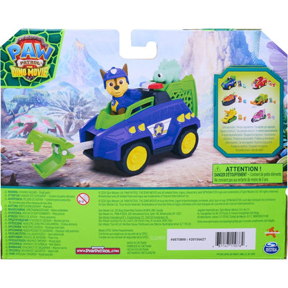 רכב ההצלה דינו של צ'ייס PAW Patrol The Dino Movie – ניידת משטרה עם דמות ודינוזאור