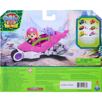 רכב ההצלה דינו של סקיי PAW Patrol The Dino Movie – מטוס הצלה עם דמות ודינוזאור