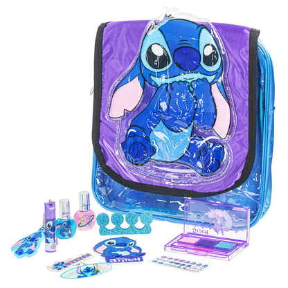 תיק איפור Disney Stitch עם לקים ואביזרי יופי