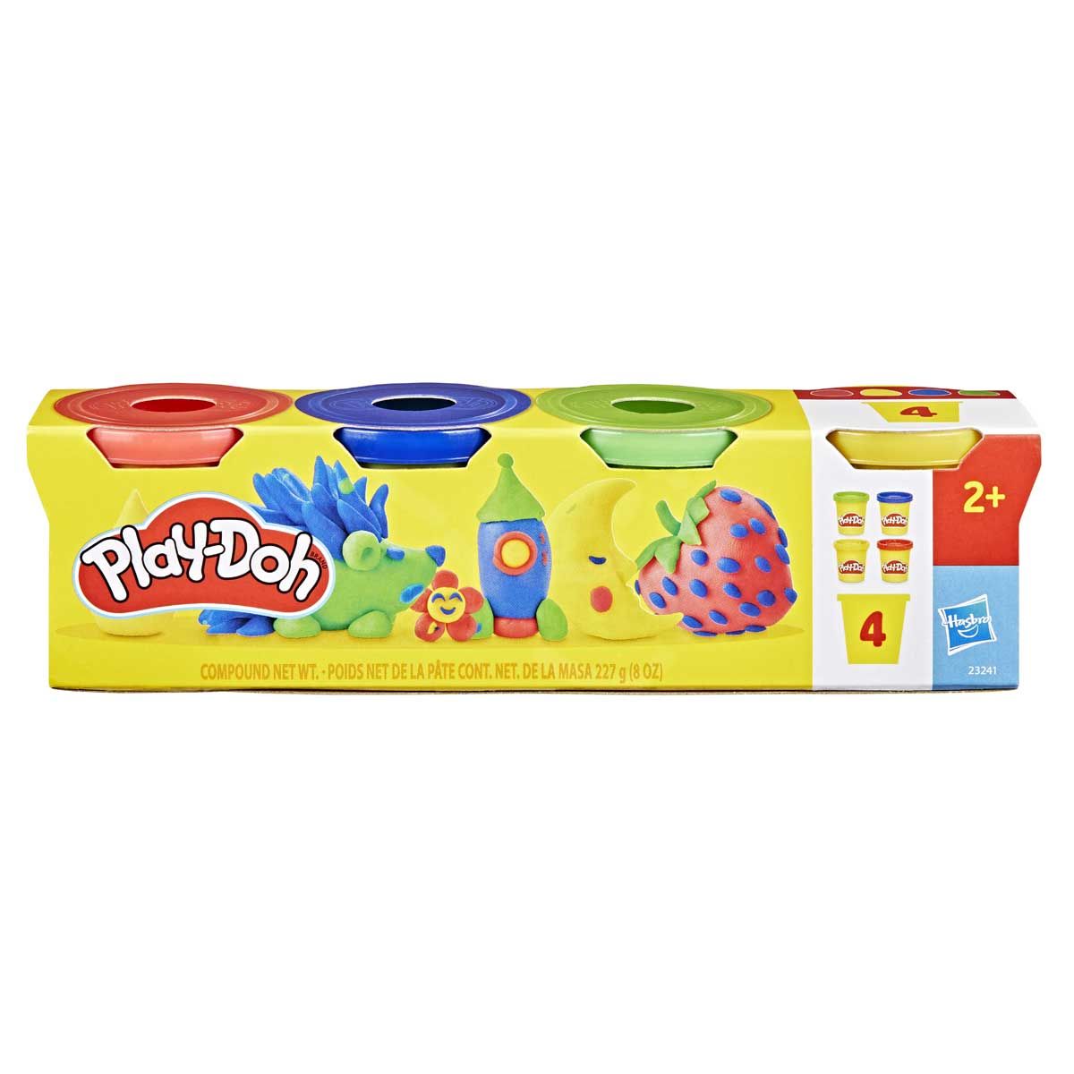 סט פליידו Play-Doh קלאסי 4 צבעים - 227 גרם
