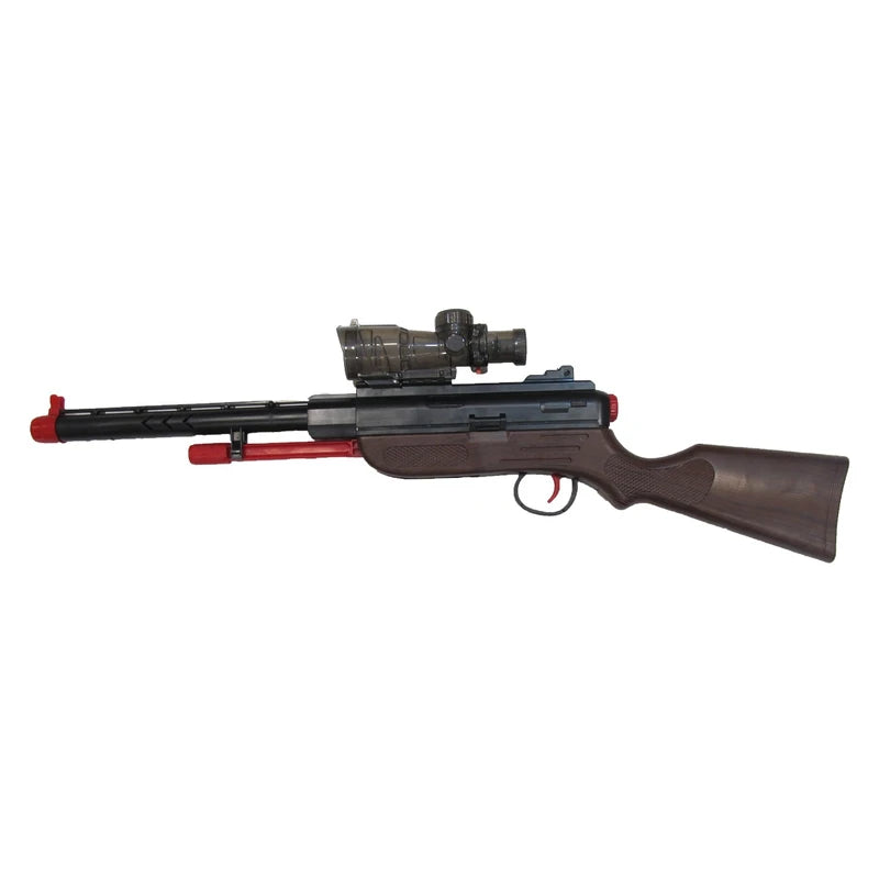 רובה צעצוע X-FIRE מבית JOKER עם כוונת, 400 כדורי ג׳ל ו־3 כדורי ספוג, מתאים לגילאי 6 ומעלה.