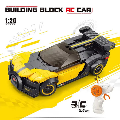 רכב שלט להרכבה Pingao Blocks Block RC Car