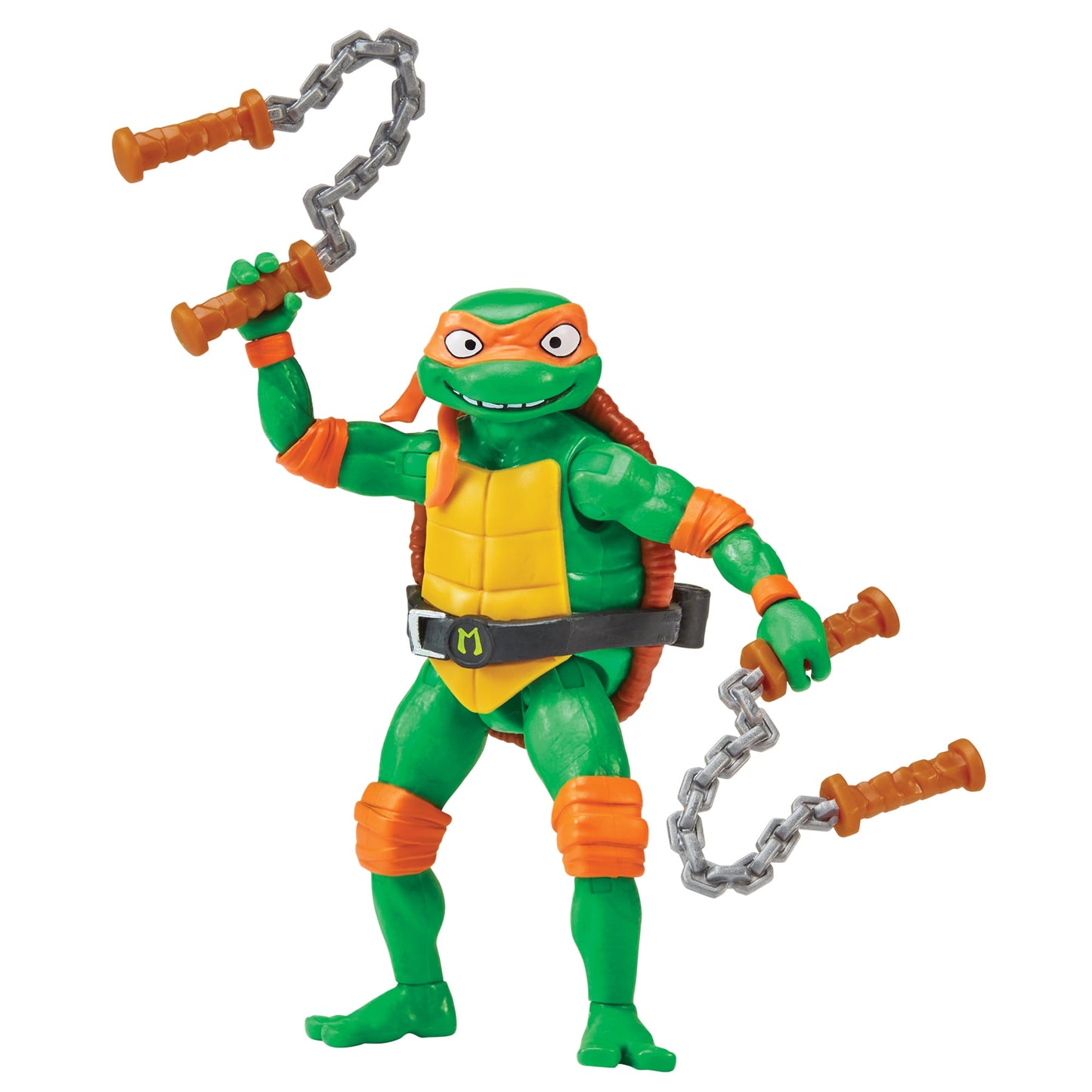 דמות Michelangelo צבי הנינג׳ה Mutant Mayhem עם אביזרים