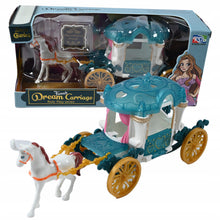 כרכרת נסיכות Dream Carriage עם סוס