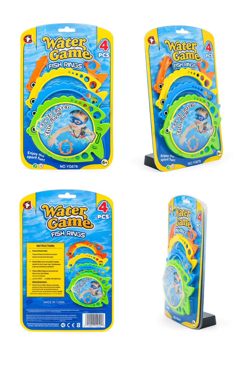טבעות דגים לצלילה Water Game