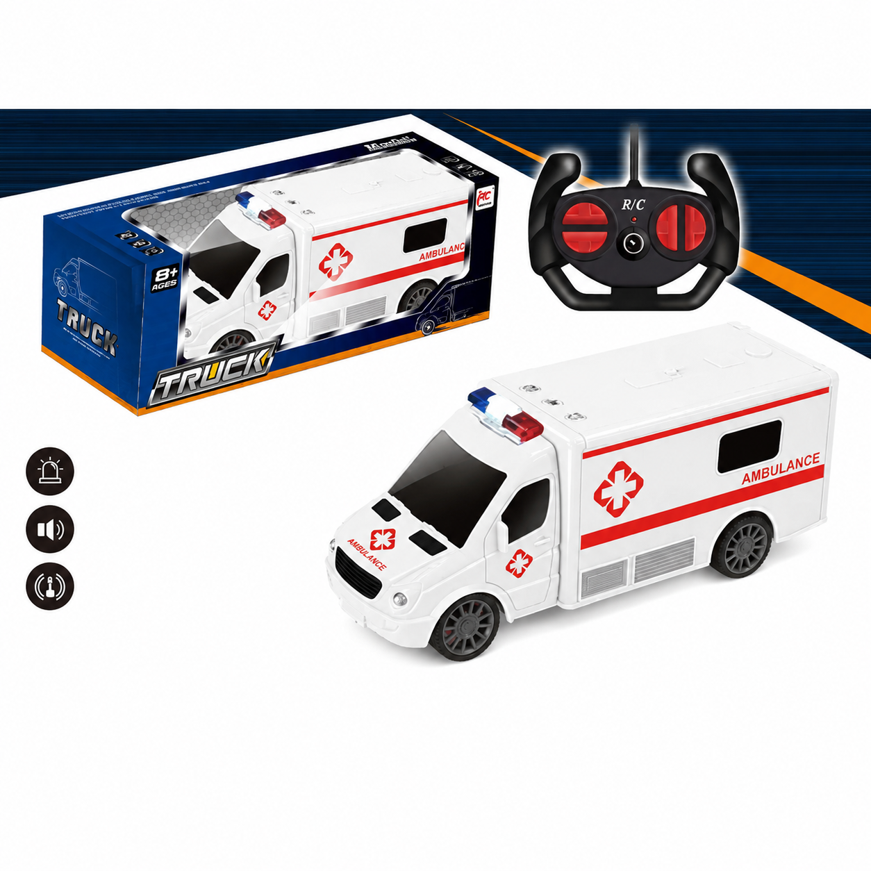 אמבולנס שלט Ambulance –  R/C