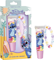 סט Disney Stitch ליפ גלוס וצמיד לילדים