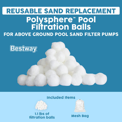 כדורי סינון לבריכה Bestway Polysphere למשאבות חול