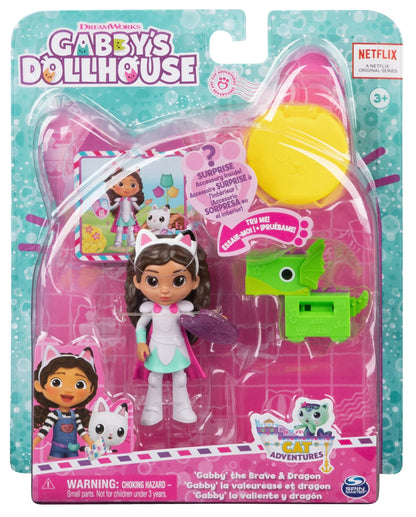 סט גבי והדרקון + אביזר הפתעה Gabby's Dollhouse