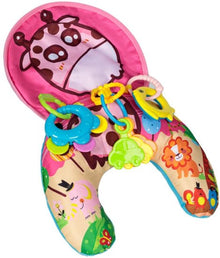 כרית פעילות לתינוק Pit Toys – כרית ג׳ירפה לזמן בטן
