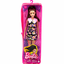 בובת Barbie Fashionistas עם שמלה פרחונית