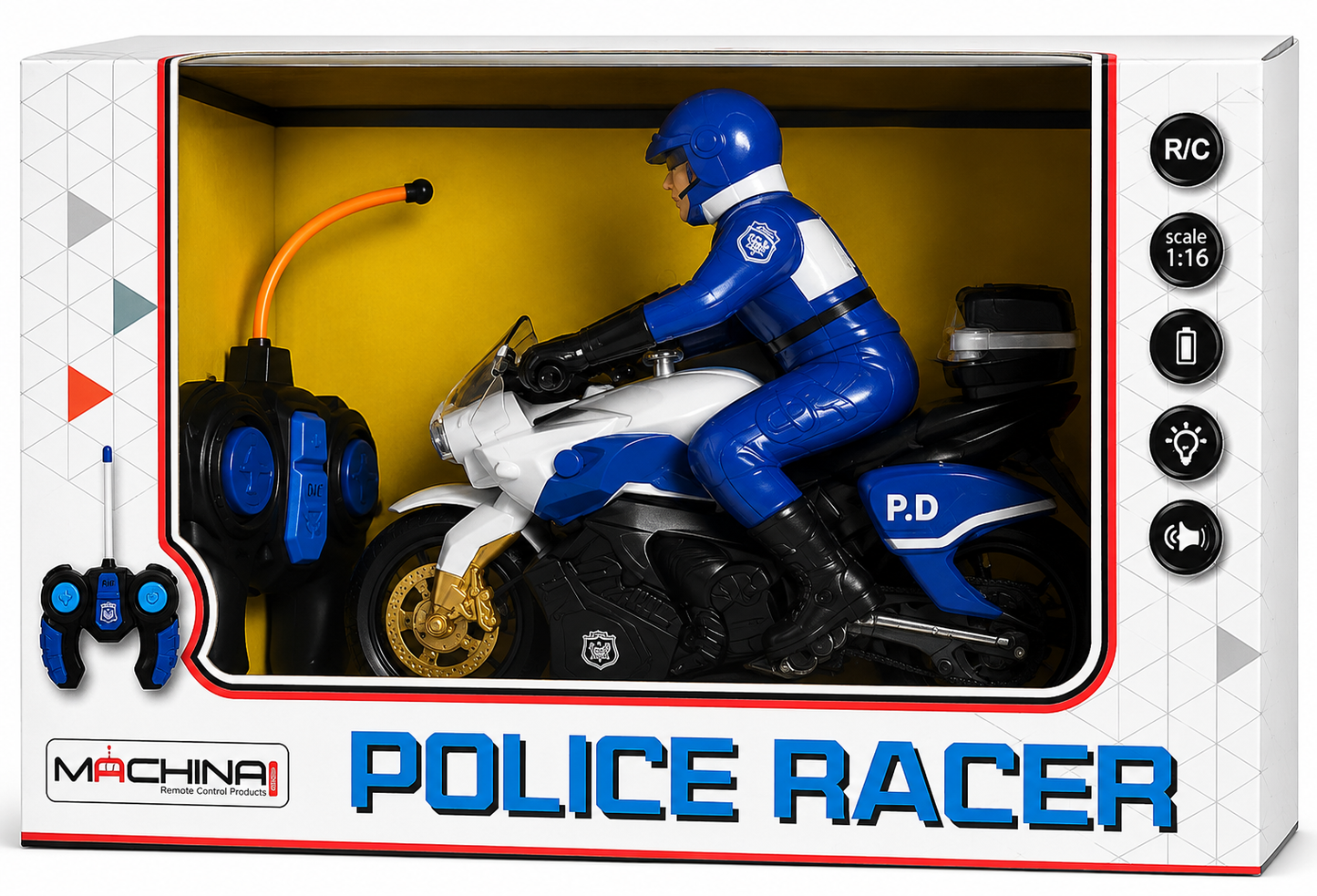 Police Racer – אופנוע משטרה על שלט
