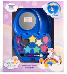 ערכת איפור Rainbow Unicorn לב כחול לילדים