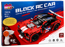רכב ספורט להרכבה על שלט Pingao Blocks Block RC Car אדום 404 חלקים