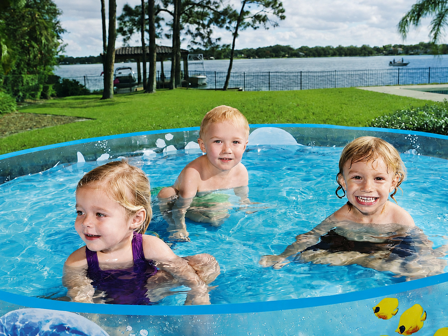 בריכה לילדים Bestway Odyssey Fill 'N Fun Play Pool בקוטר 183 ס״מ