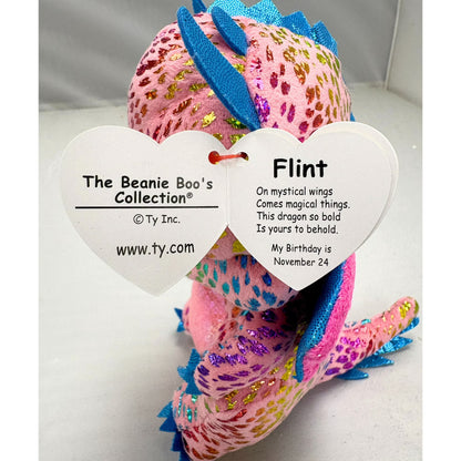 בובת פרווה Ty Beanie Boos Flint The Dragon