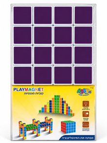קוביות מגנטיות Play Magnet 64 חלקים