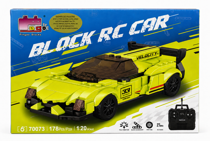 מכונית ספורט להרכבה על שלט Pingao Blocks – 178 חלקים