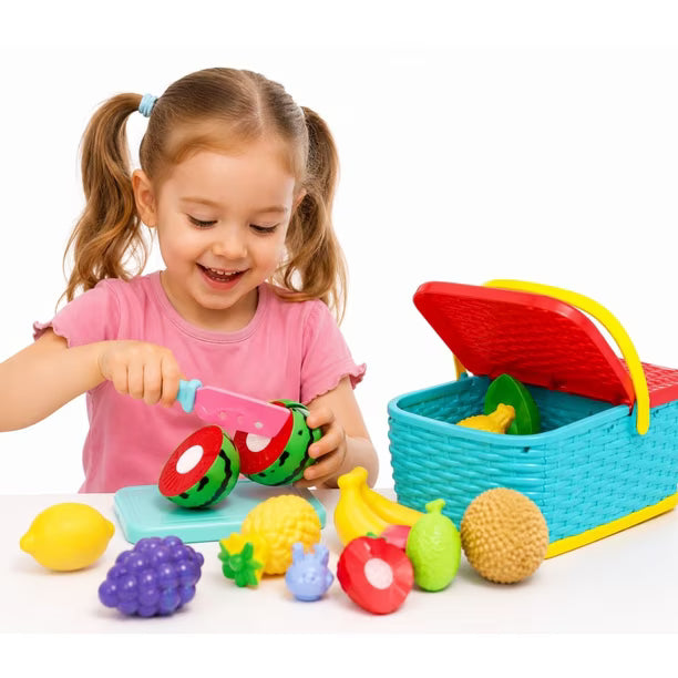 סלסלת פירות לחיתוך – 15 חלקים