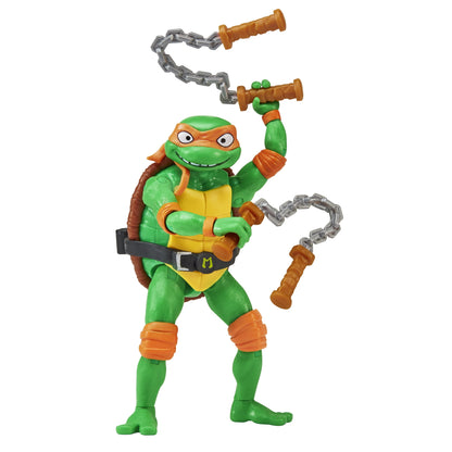 דמות Michelangelo צבי הנינג׳ה Mutant Mayhem עם אביזרים