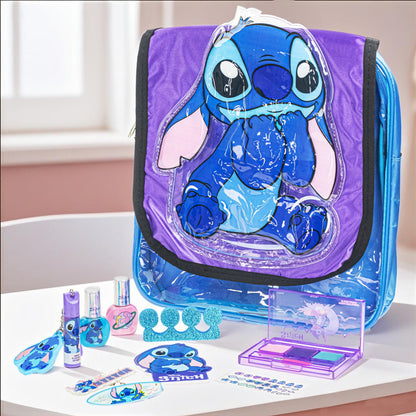 תיק איפור Disney Stitch עם לקים ואביזרי יופי