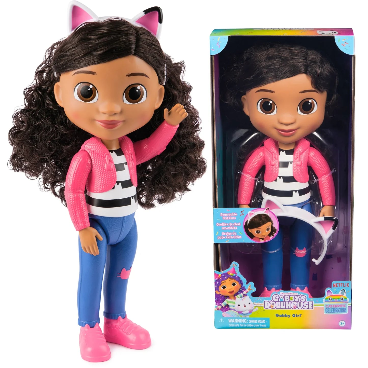 בובת Gabby Girl עם אוזני חתול