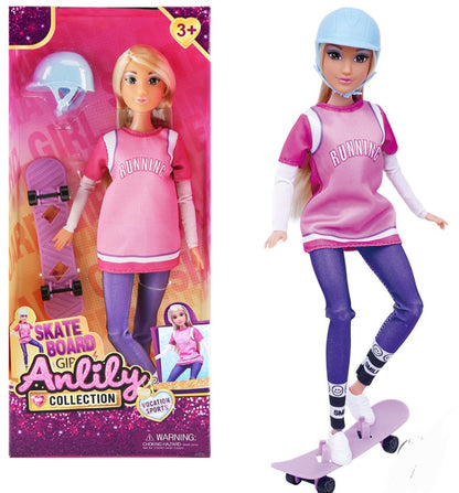 בובת ANLILY סקייטבורד (אונליין בלבד)
