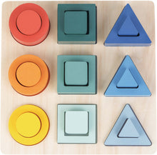 משחק התאמת צורות וצבעים Pit Toys מעץ