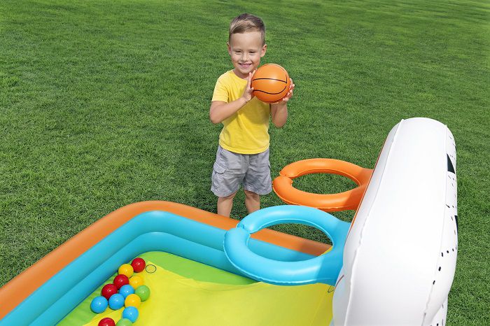Bestway Kick ’N Swish – בריכת כדורים 3 ב-1 לילדים