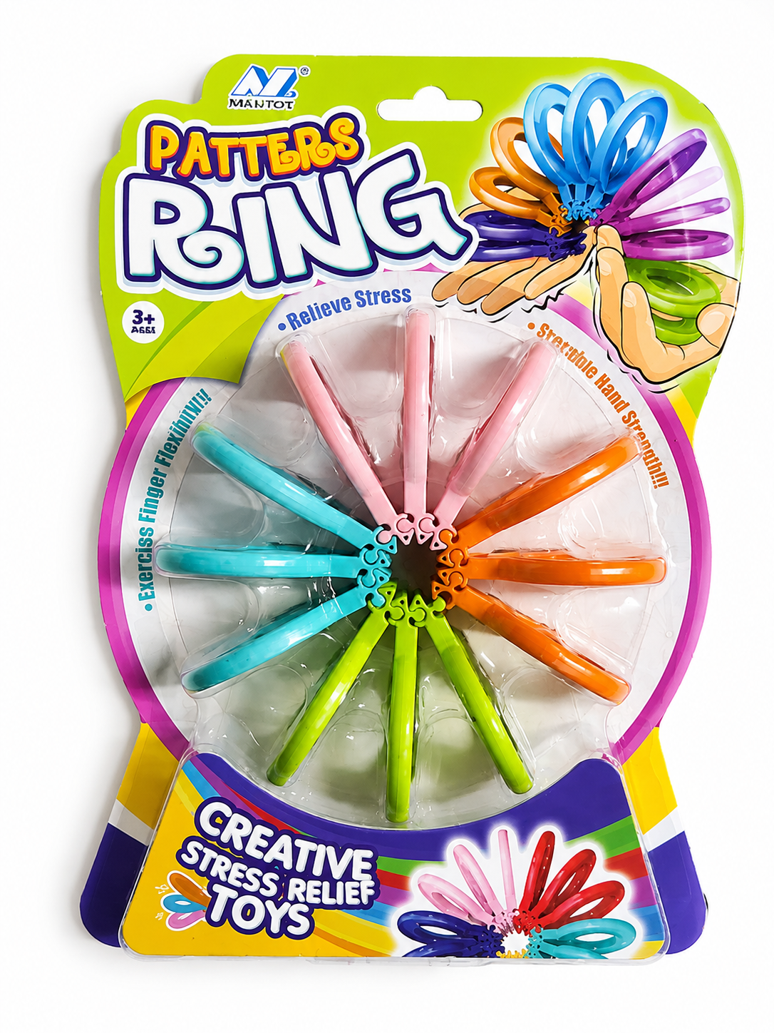 טבעת פידג׳ט קפיצית Patters Ring