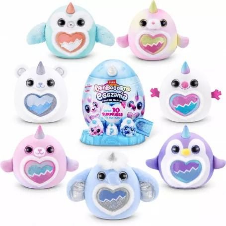 ריינבוקורן ביצת הפתעה קרח Rainbocorns Eggzania Frozen Mania