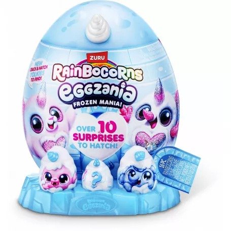 ריינבוקורן ביצת הפתעה קרח Rainbocorns Eggzania Frozen Mania